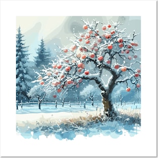 Winter Apple Tree Posters and Art